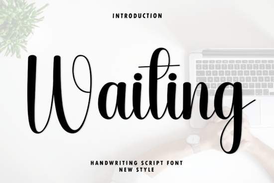 Waiting Font